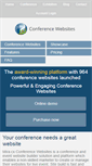 Mobile Screenshot of conference-websites.co.uk